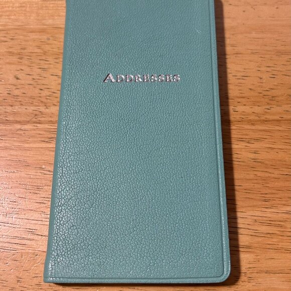 NIB Tiffany & Co. Tiffany Blue Leather Style AB6 Personal Pocket Address Book - Picture 3 of 11